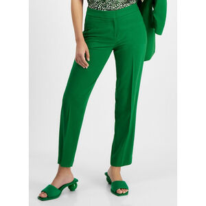 Bar III Plus Size 24W Apple Green Mid-Rise Straight-Leg Crepe Dress Pants NWT